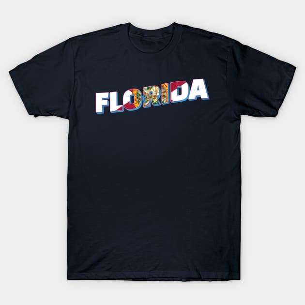 Florida vintage style retro souvenir T-Shirt by DesignerPropo